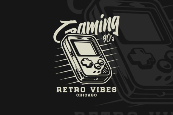 90s Gaming Retro Vibes: Bold Graphics & Illustrations