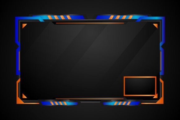 Abstract Blue and Orange Overlay Live Graphics Review