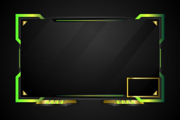 Abstract Green and Yellow Overlay Live: Graphics for Templates