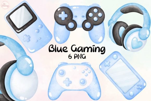 Blue Gaming: Graphics and Illustrations for Sellers