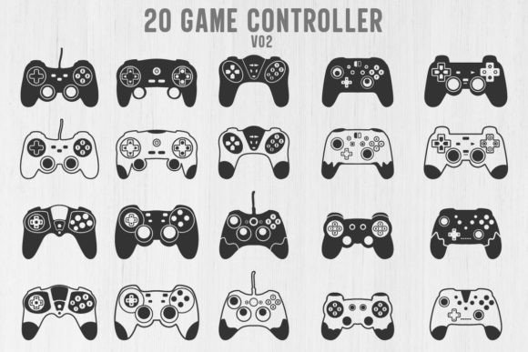 Game Controller SVG: Graphics & Illustrations for Crafters