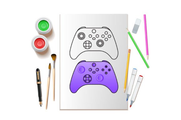 Game Controller Vector Graphics and Illustrations