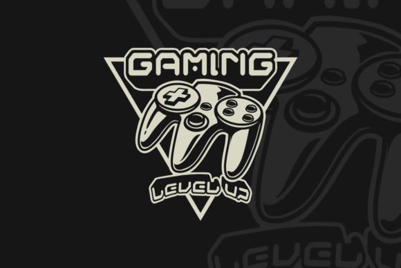 Gaming Level Up Vintage Logo: A Designer's Review