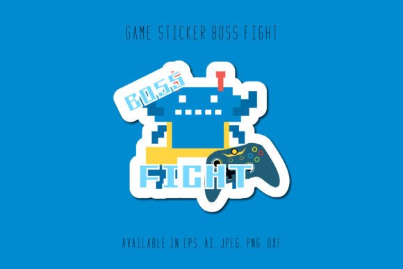 Gaming Sticker Boss Fight: Freebies & Graphics