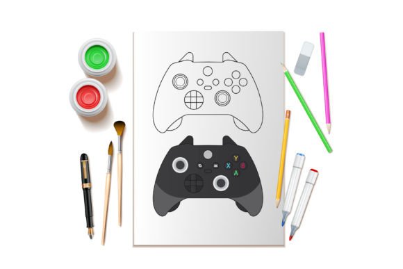 Joystick Vector for Gaming Graphics & Illustrations