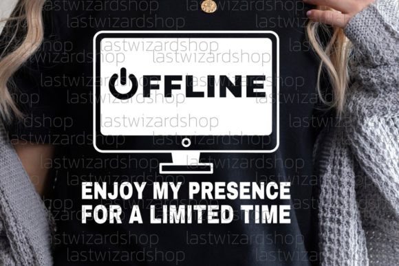 Offline Enjoy My Presence Gamer Svg Graphics