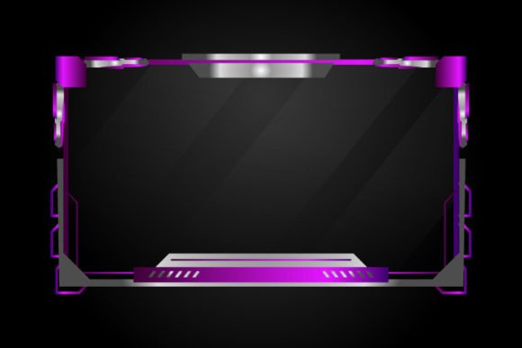 Review: Gaming Streaming Panel Overlay Purple for Embroidery