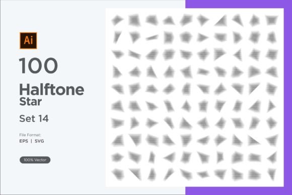 Stars Halftone Graphics & Decorative Elements