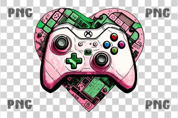 Valentine Gaming Controller Png: Graphics & Illustrations